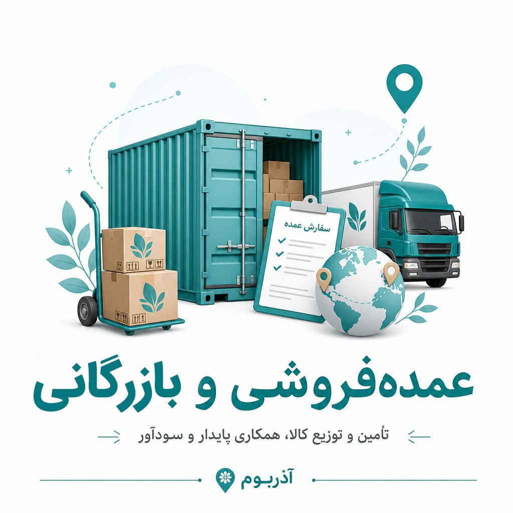 خدمات عمده‌فروشی و بازرگانی در تبریز و استان آذربایجان شرقی