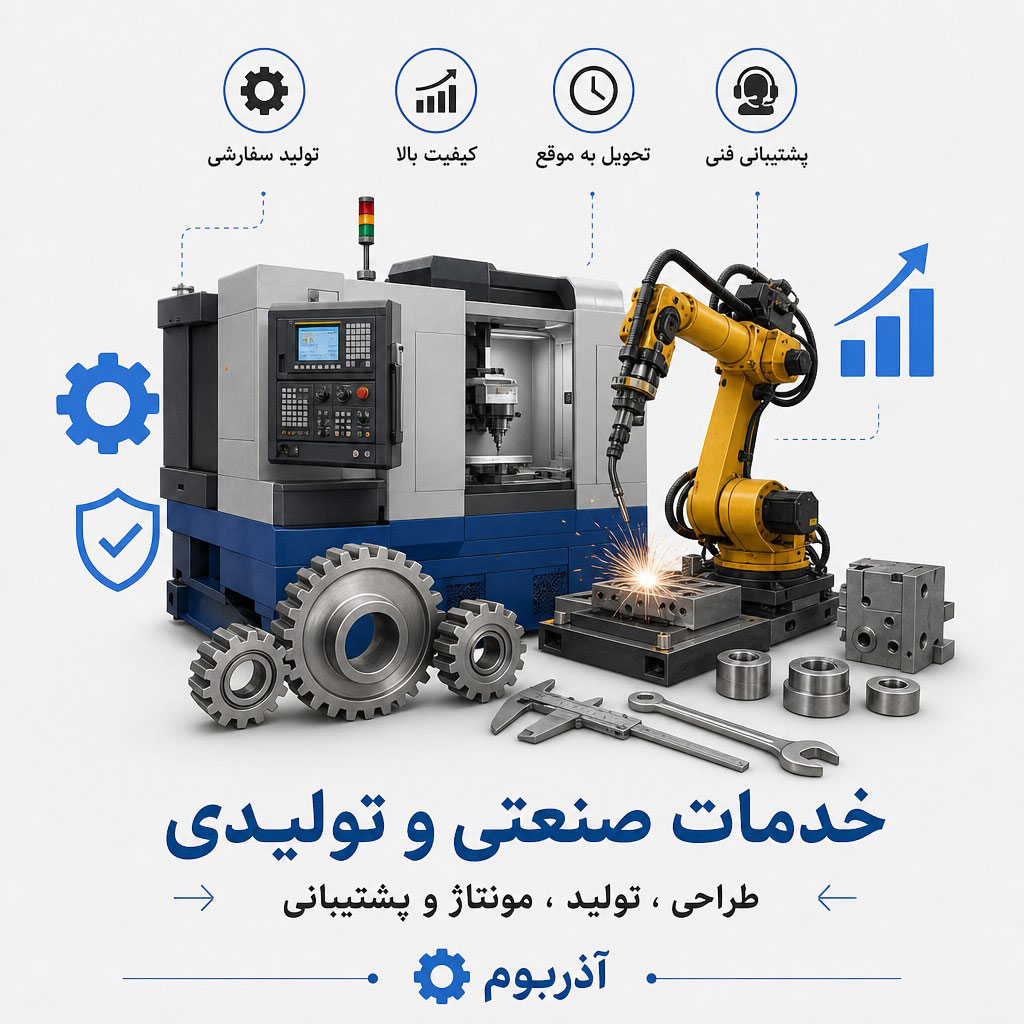 خدمات صنعتی و تولیدی در تبریز و استان آذربایجان شرقی